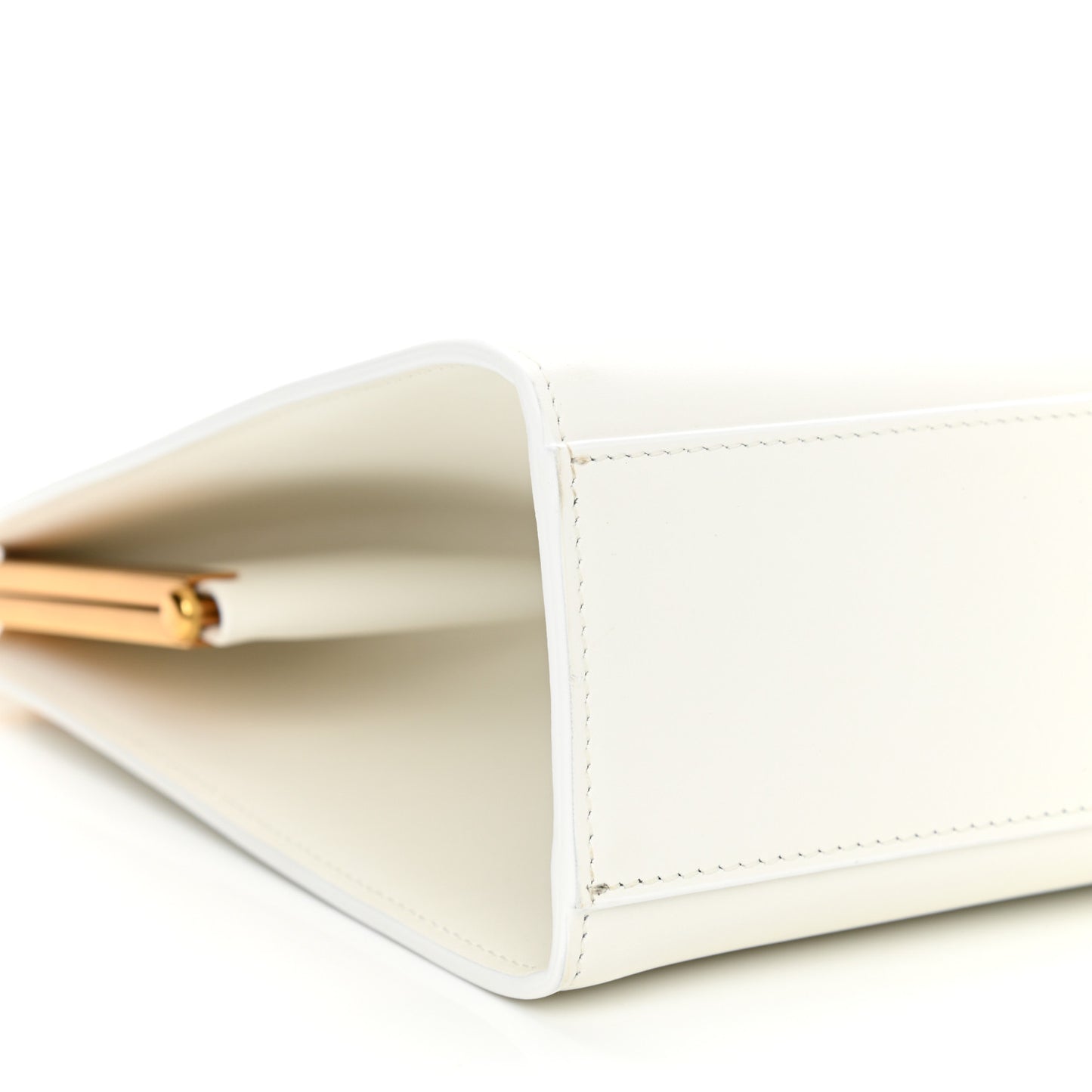 Calfskin Elegant Chain Bag White