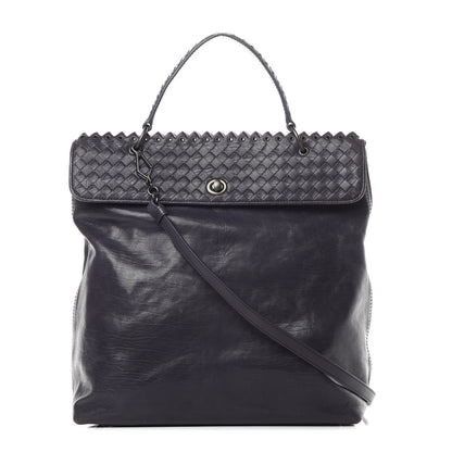 Bottega Veneta Intrecciato Large Plume Tote Ink 1 of 14