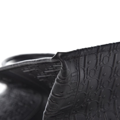 Christian Dior Oblique Calfskin Embossed Book Tote Black 8 of 8