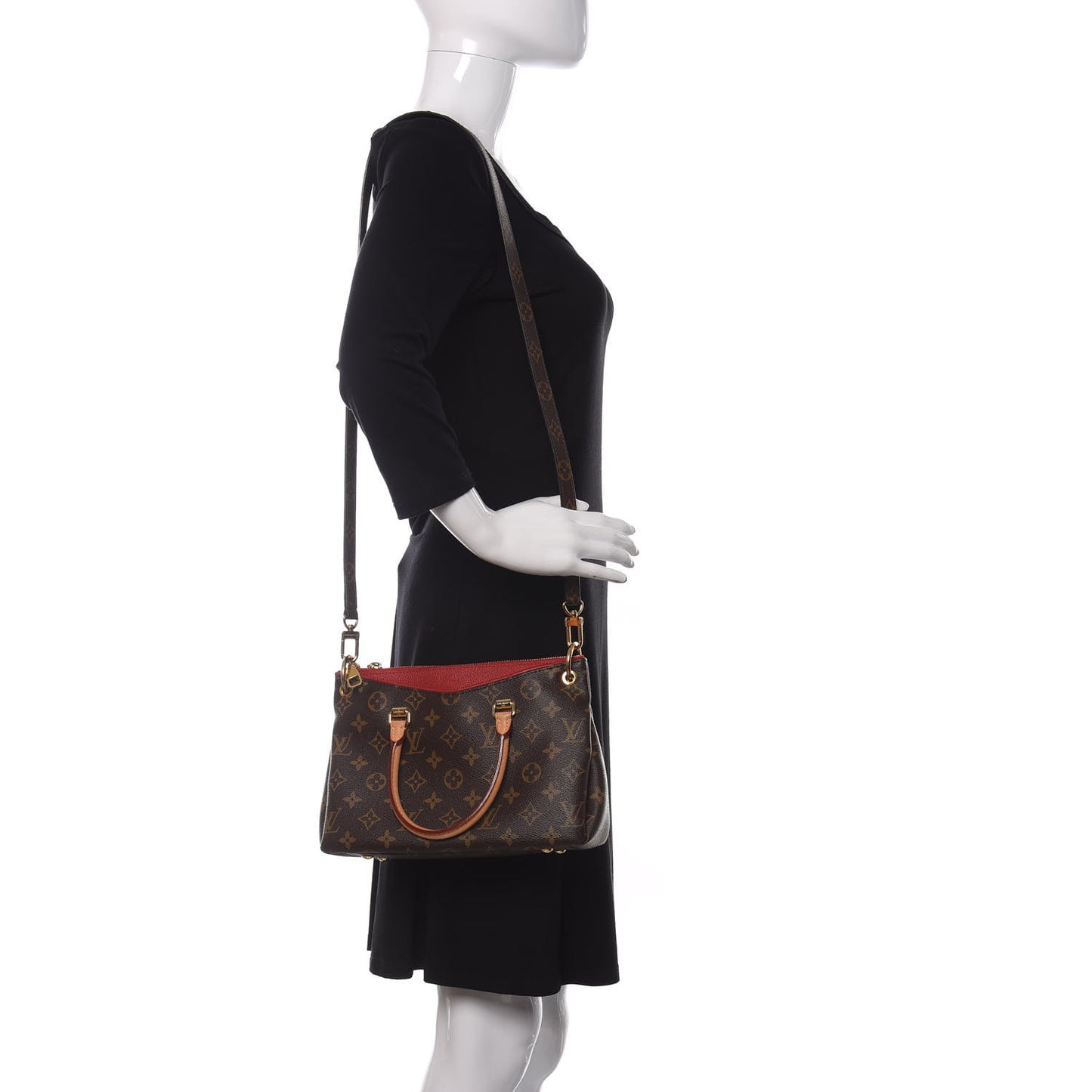 Monogram Pallas BB Cherry