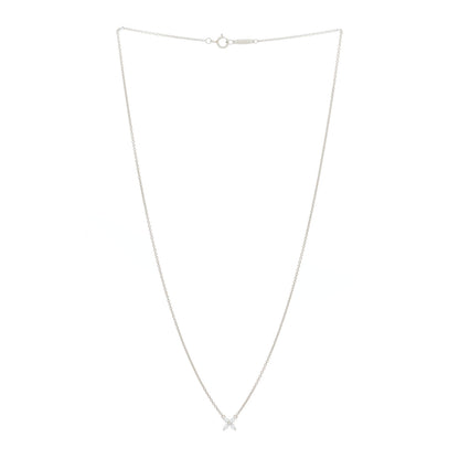 Tiffany Platinum Diamond Mini Victoria Necklace 2 of 4