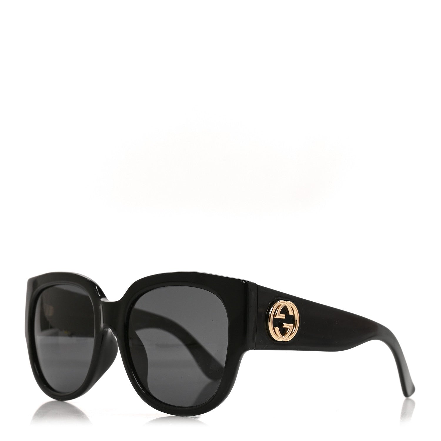 Gucci Acetate Square Frame Sunglasses GG0142SA Black 1 of 8