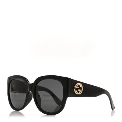 Gucci Acetate Square Frame Sunglasses GG0142SA Black 1 of 8