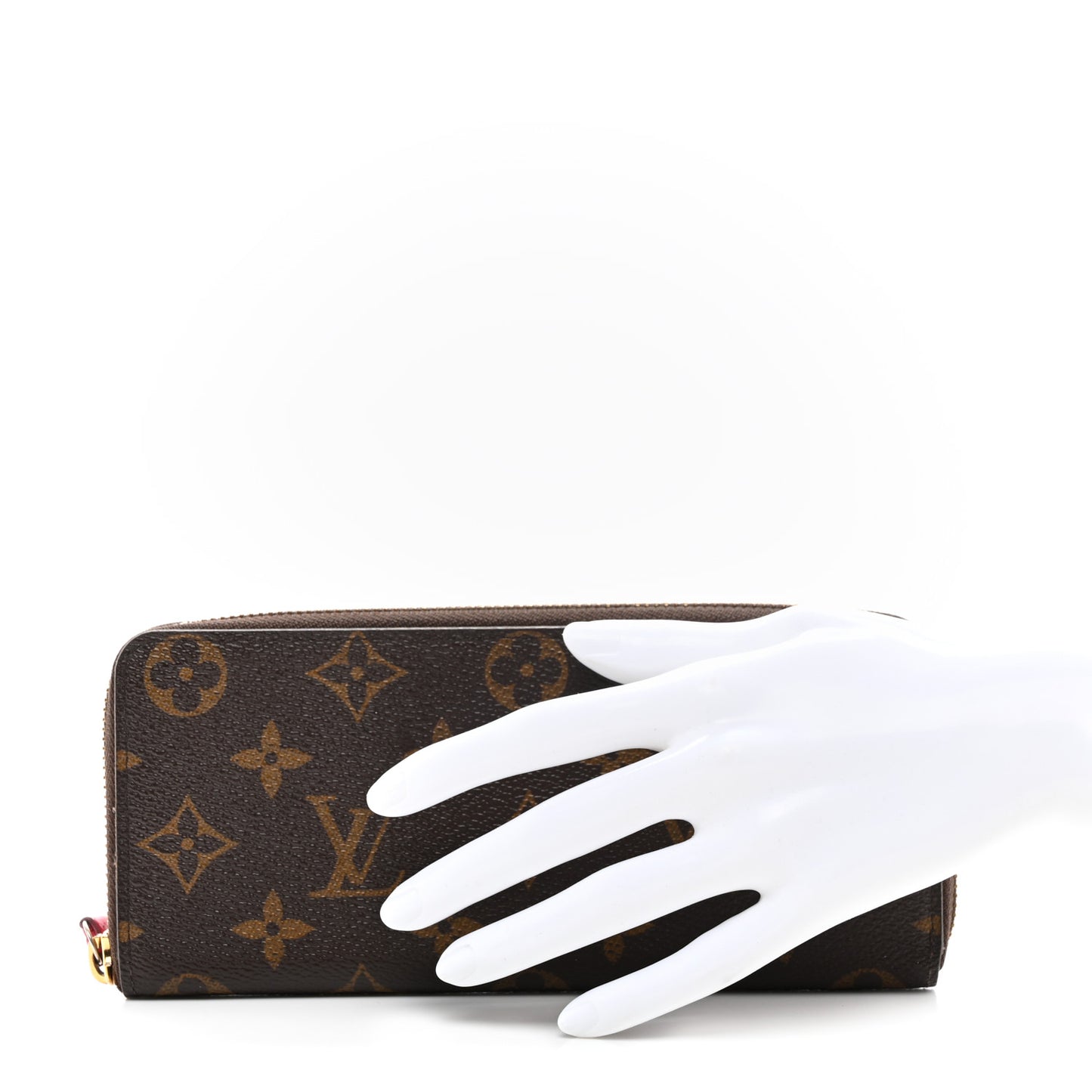 Monogram Clemence Wallet Fuchsia
