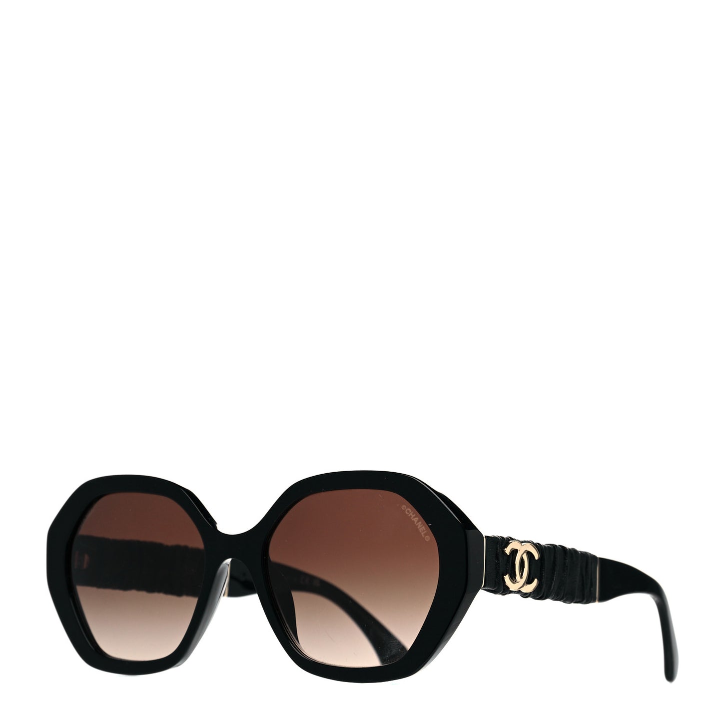 Calfskin CC Sunglasses 5475-Q-A Black