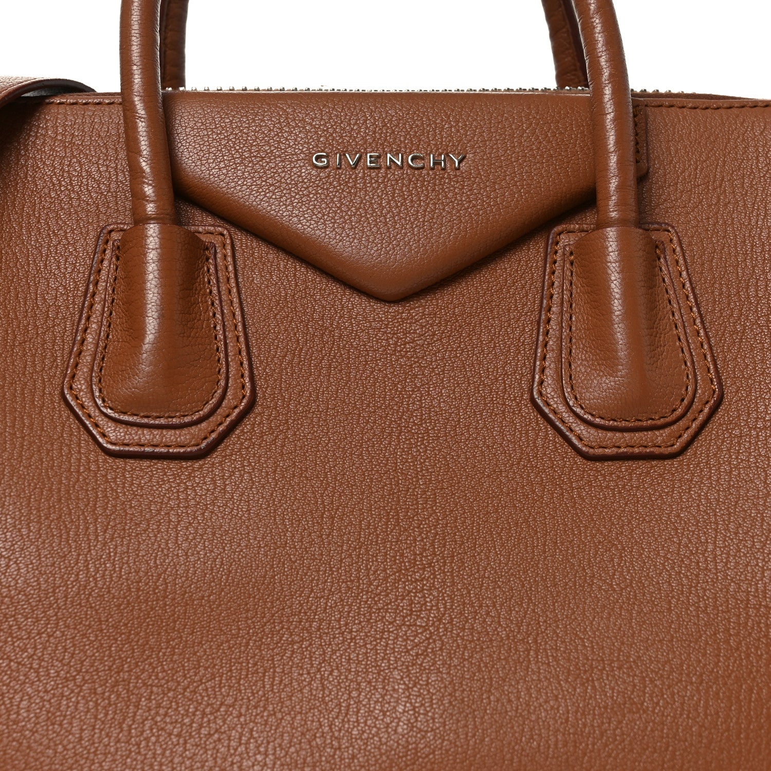 Givenchy Sugar Goatskin Medium Antigona Cognac 8 of 11