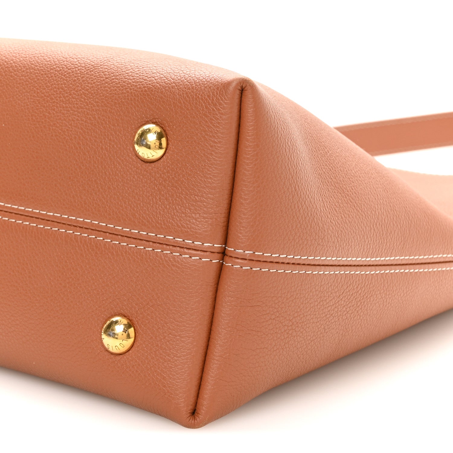 Louis Vuitton Grained Calfskin Low Key Hobo PM Cognac 10 of 11