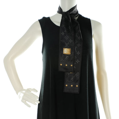 Louis Vuitton Silk Monogram New Denim Bandeau Black 2 of 4
