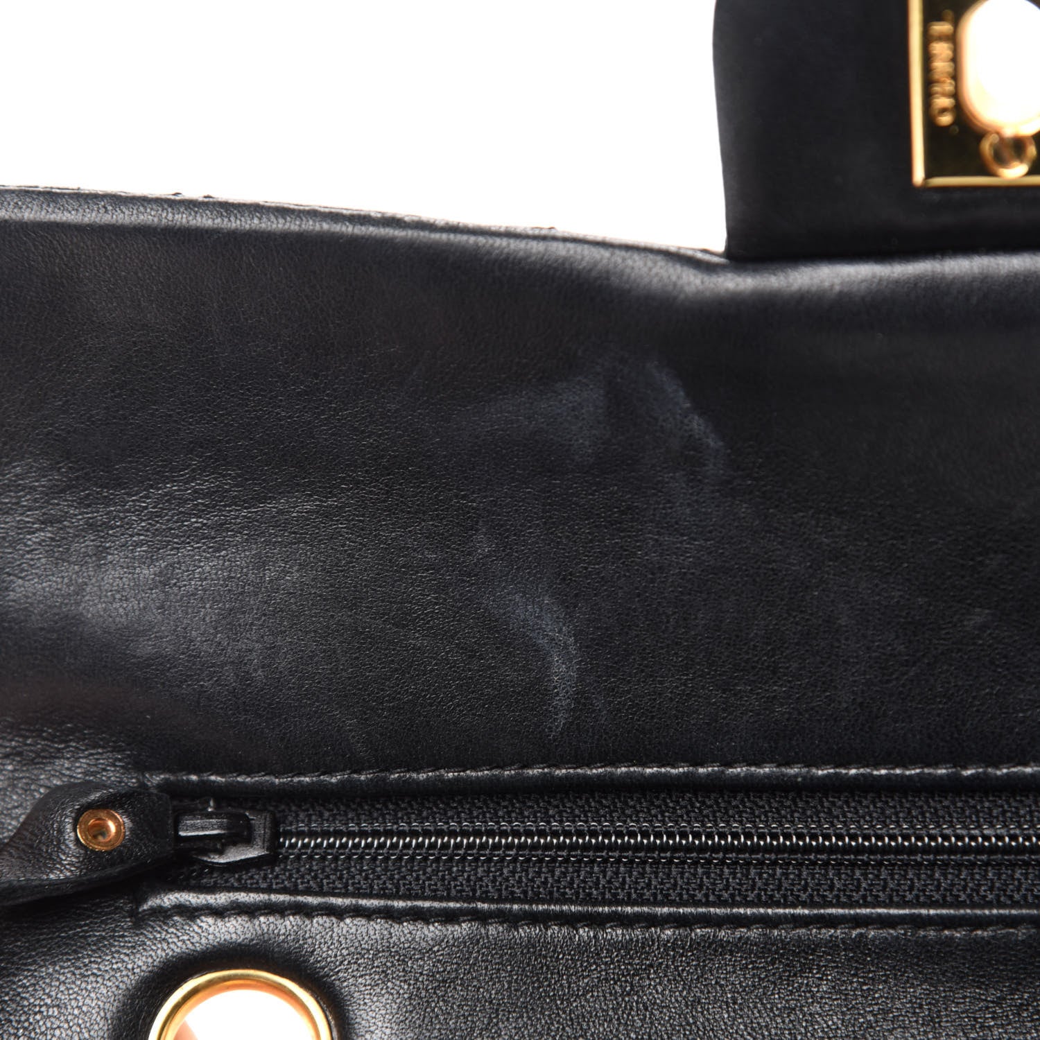 Chanel Lambskin Quilted Small Double Flap Black 9 of 16