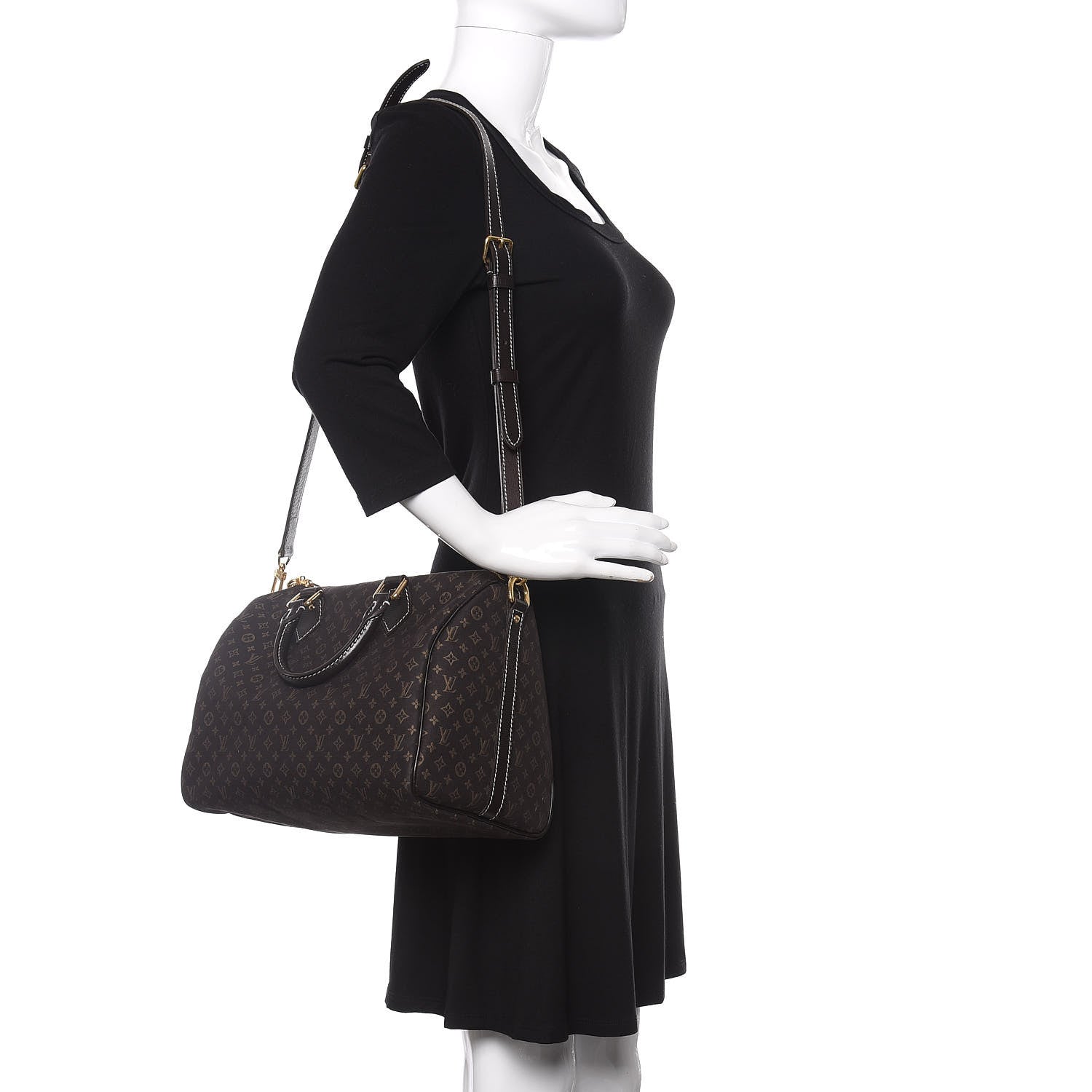 Louis Vuitton Monogram Idylle Speedy Bandouliere 30 Fusain 2 of 9