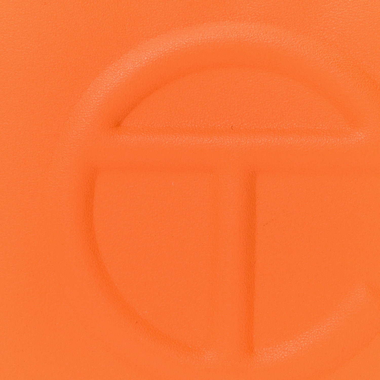Telfar Vegan Leather Small Shopping Bag Orange 7 of 9