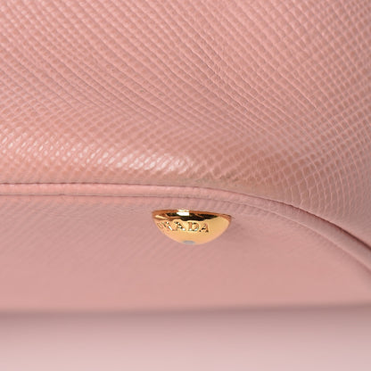 Prada Saffiano Cuir Large Double Bag Orchidea 12 of 14