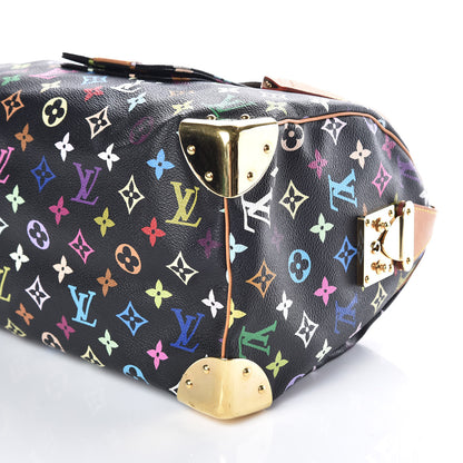 Louis Vuitton Monogram Multicolor Speedy 30 Black 9 of 9