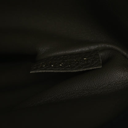 Louis Vuitton Calfskin City Steamer MM Kaki Black 7 of 17