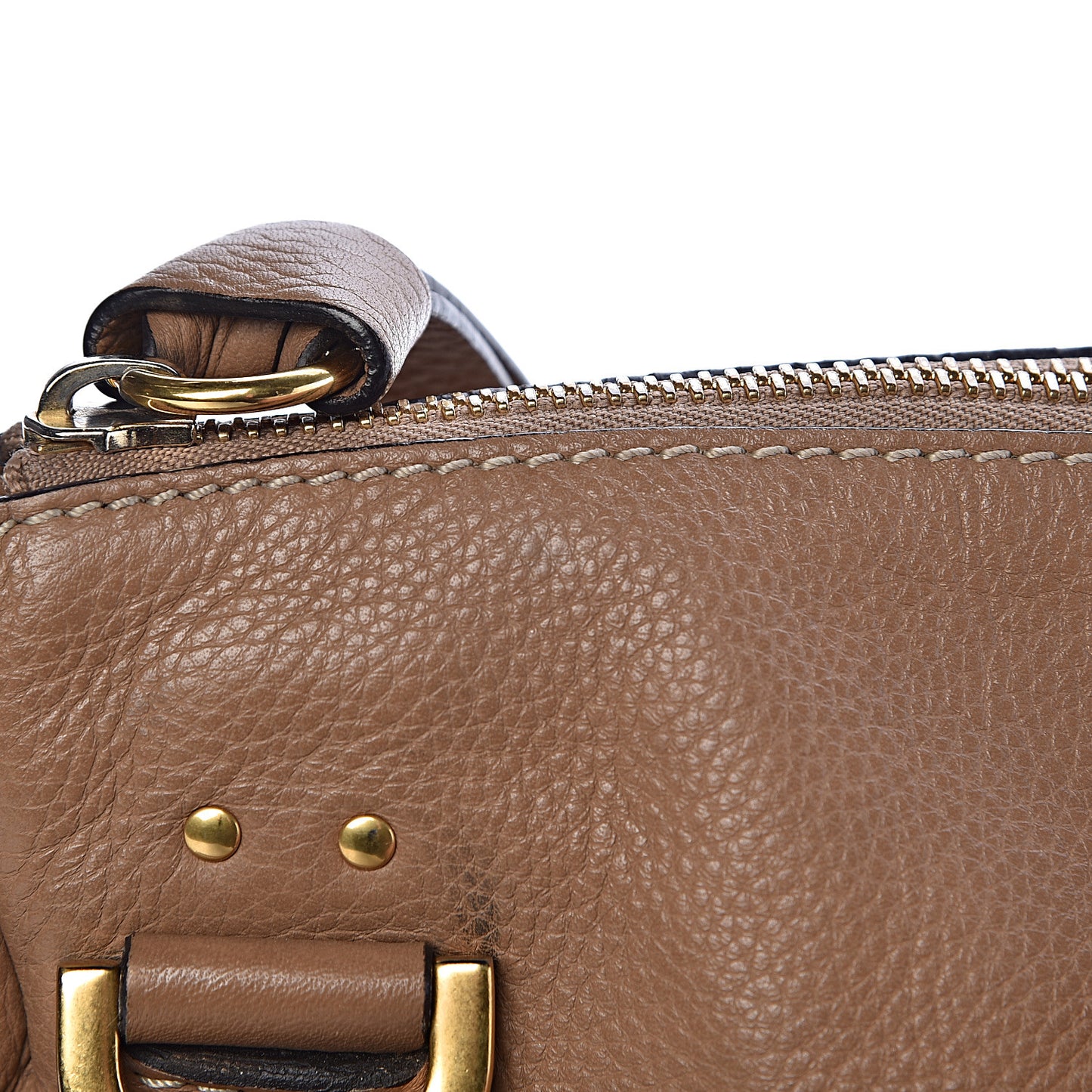 Calfskin Small Marcie Satchel Nut