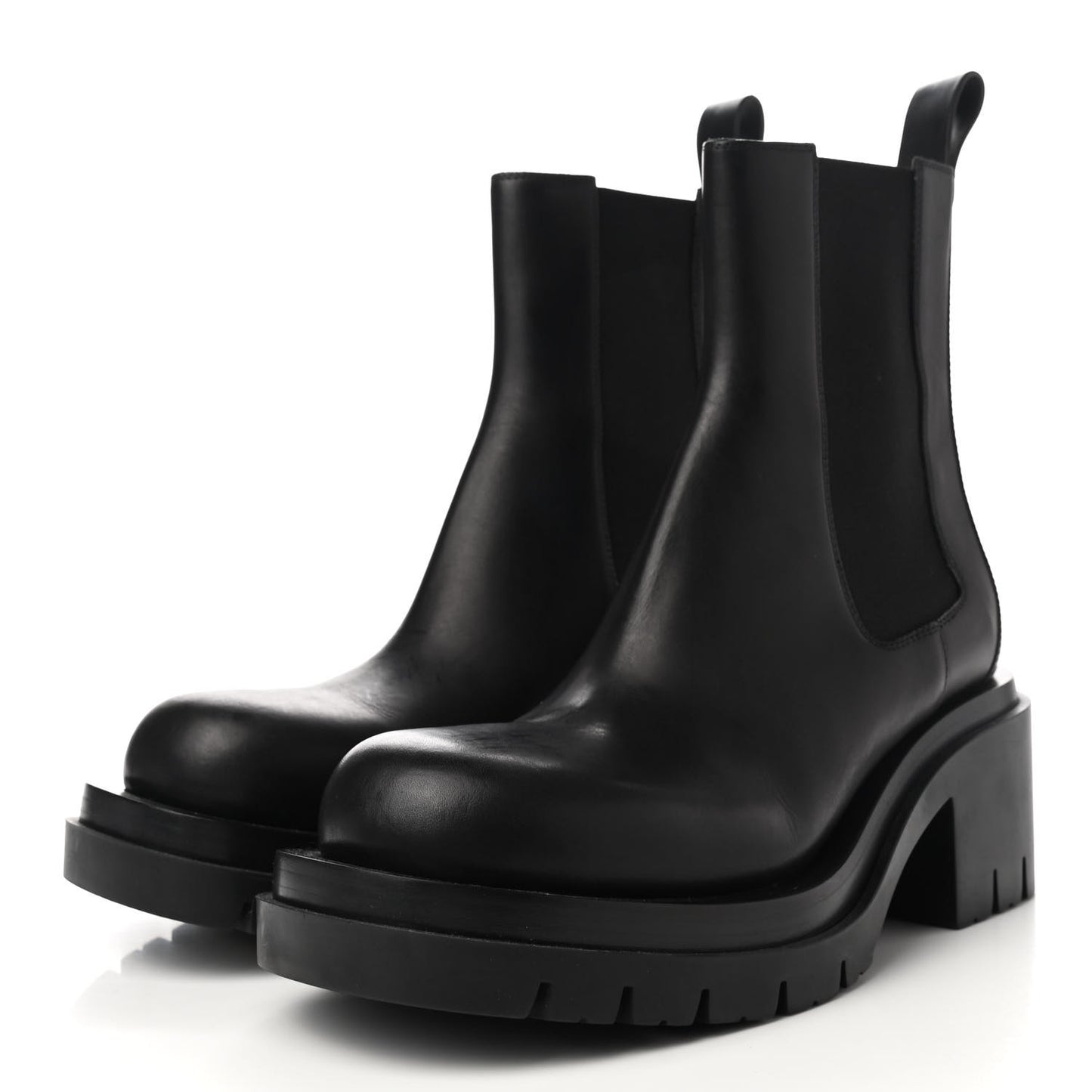 Calfskin The Lug Chelsea 30/70mm Ankle Boots 40 Black