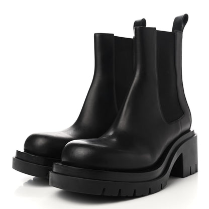 Bottega Veneta Calfskin The Lug Chelsea 30/70mm Ankle Boots 40 Black 3 of 8