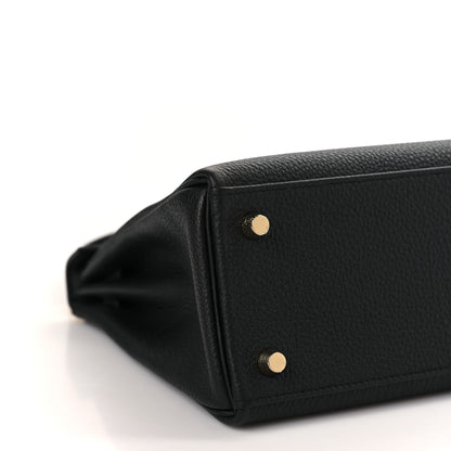 Hermes Togo Kelly Retourne 25 Black 6 of 9