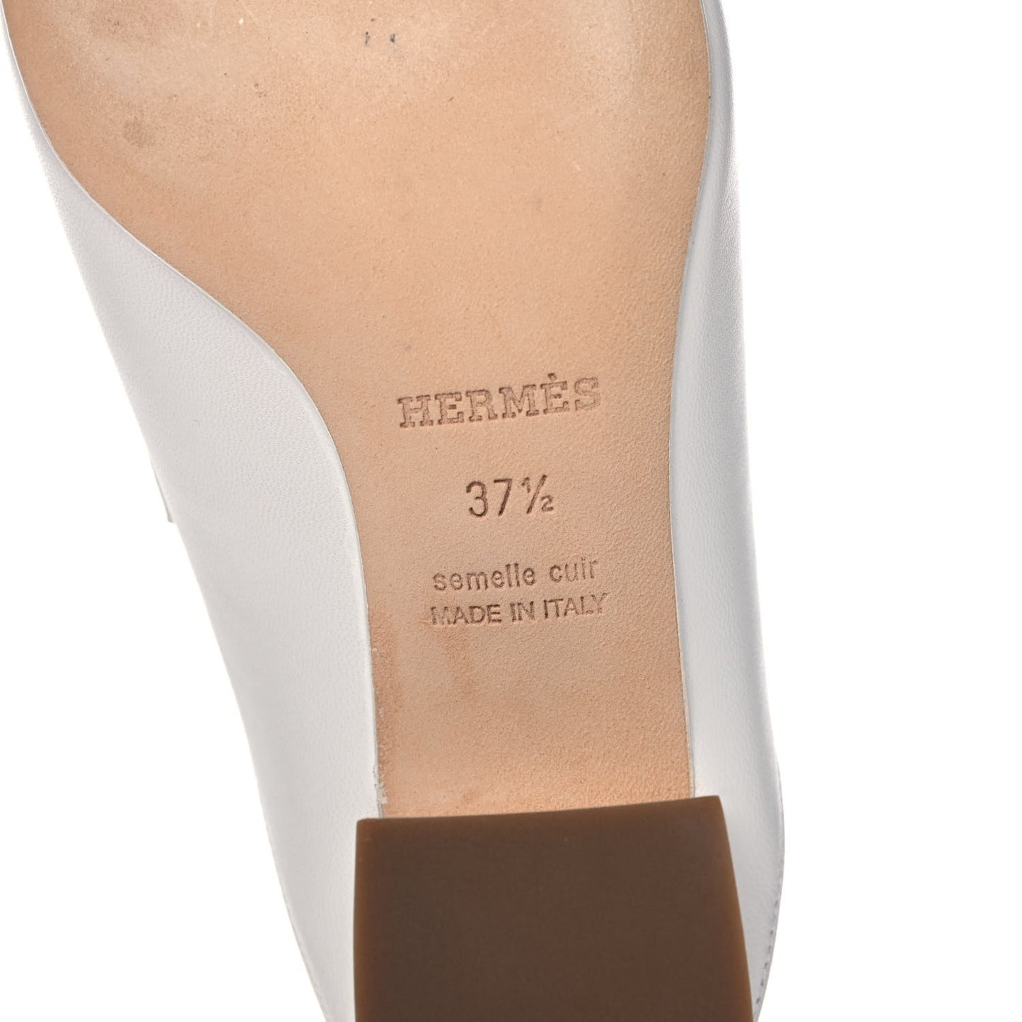 Goatskin Tuileries Mules 37.5 White