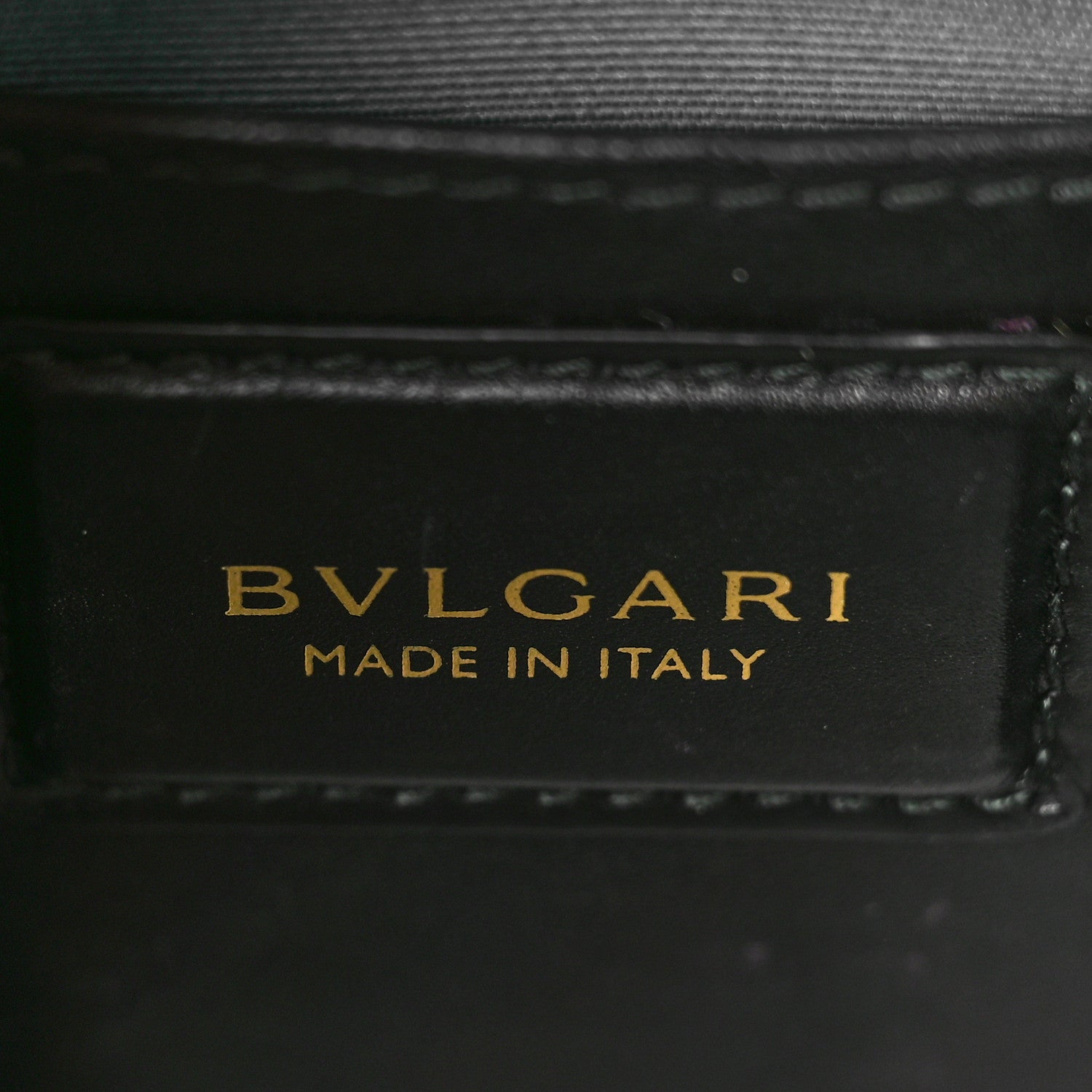 Bulgari Calfskin Serpenti Forever Shoulder Bag Black 7 of 9