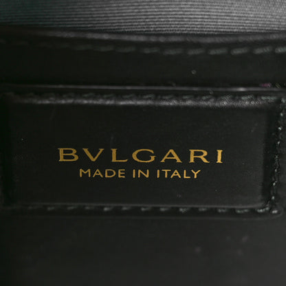 Bulgari Calfskin Serpenti Forever Shoulder Bag Black 7 of 9
