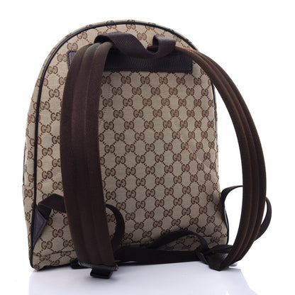 Gucci Monogram Travel Backpack Dark Brown 3 of 11