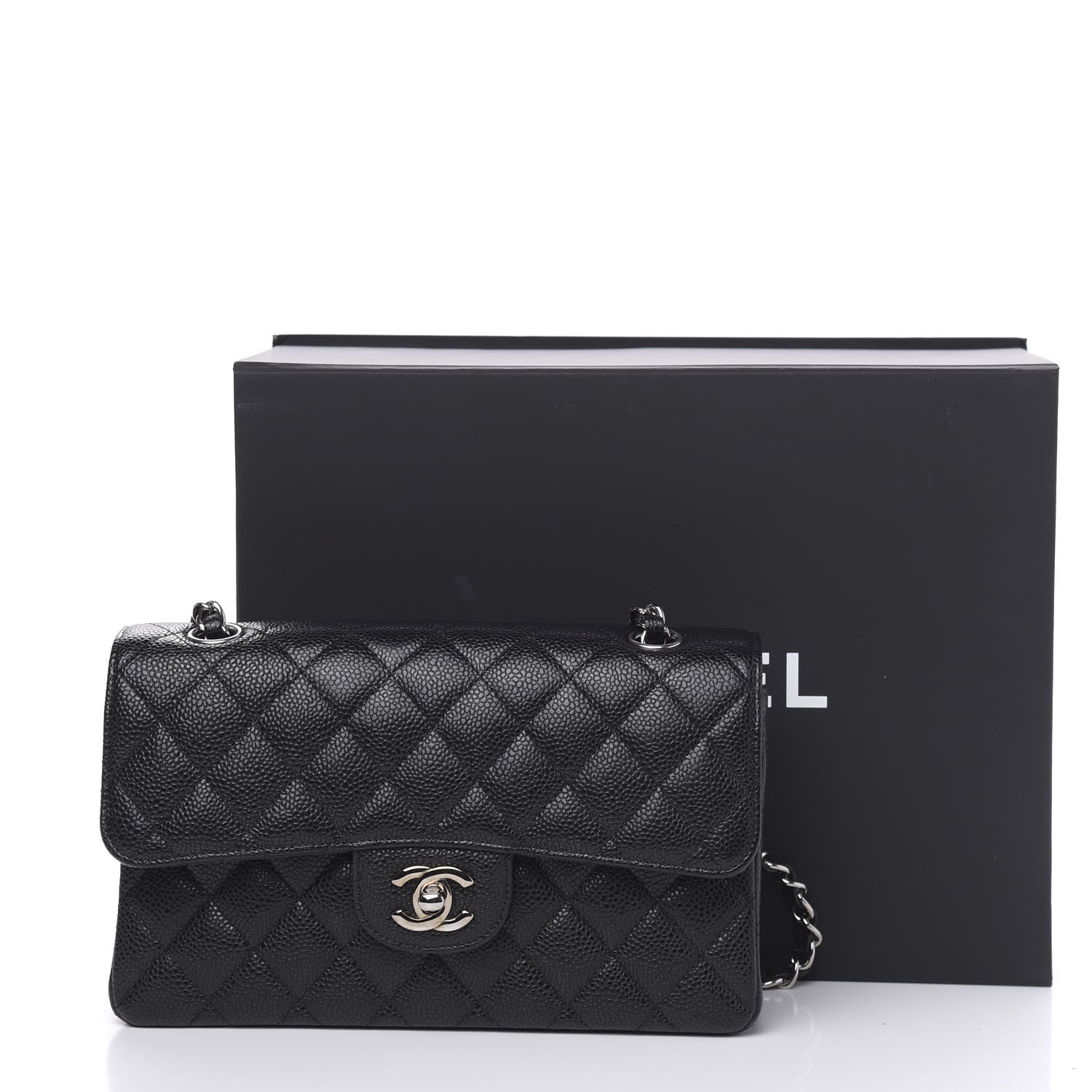 Chanel Caviar Quilted Small Double Flap Black 12 of 12