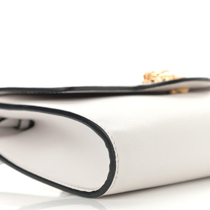 Versace Grained Calfskin La Medusa Crossbody Bag White 8 of 9