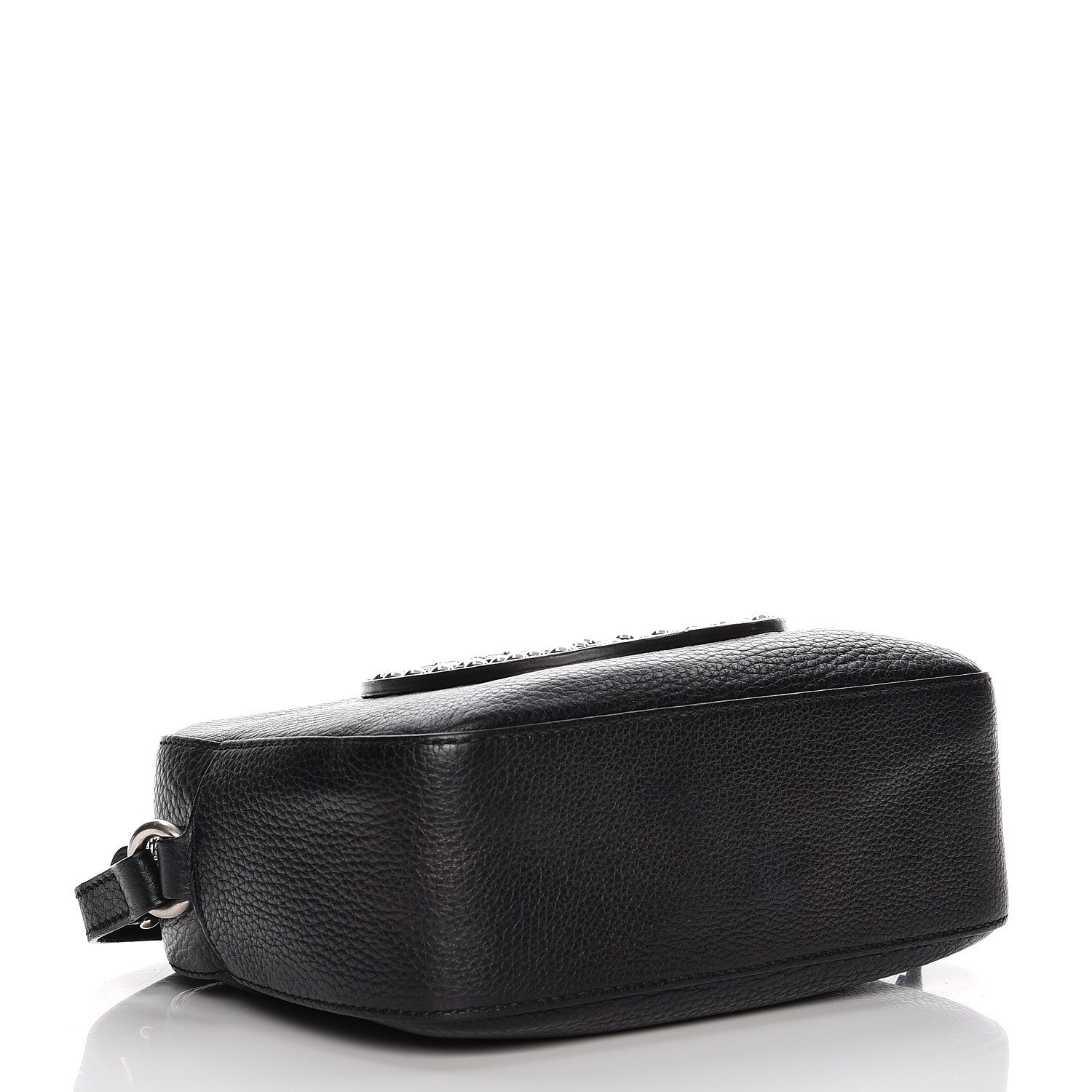 Gucci Pebbled Calfskin Studded Small Soho Disco Bag Black 4 of 8