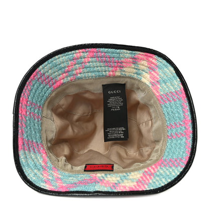 Gucci Vintage Tweed Check Bucket Hat XS Pastel 5 of 7