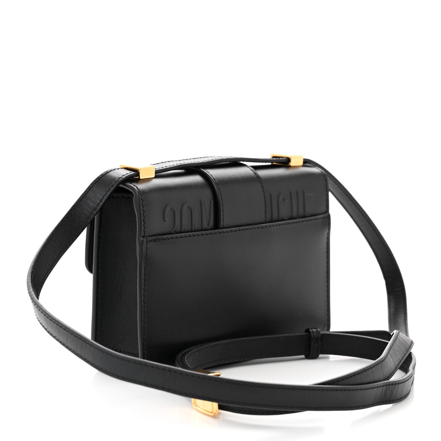 Christian Dior Smooth Calfskin Micro 30 Montaigne Flap Bag Black 3 of 9