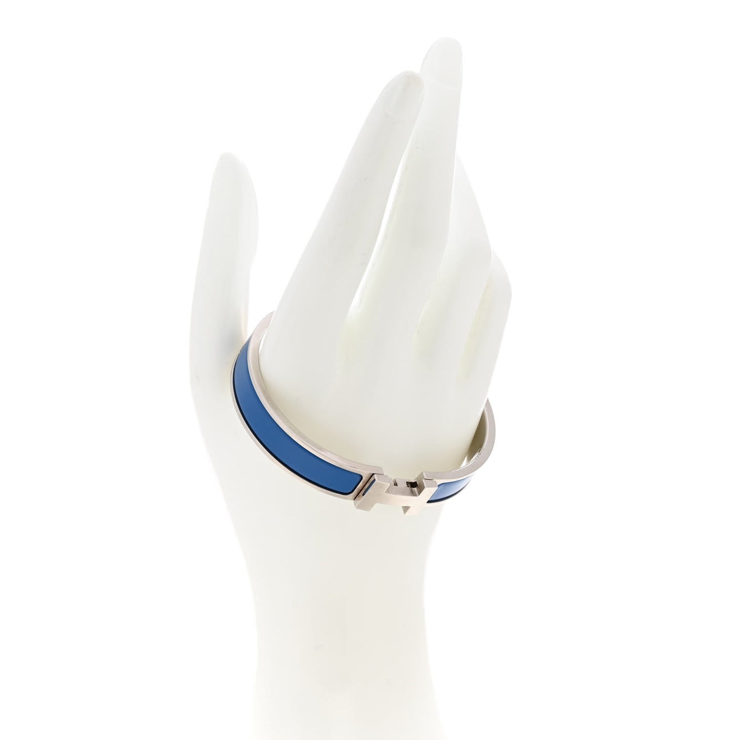Matte Enamel Narrow Clic Clac HH Bracelet T6 Bleu Mediterranean