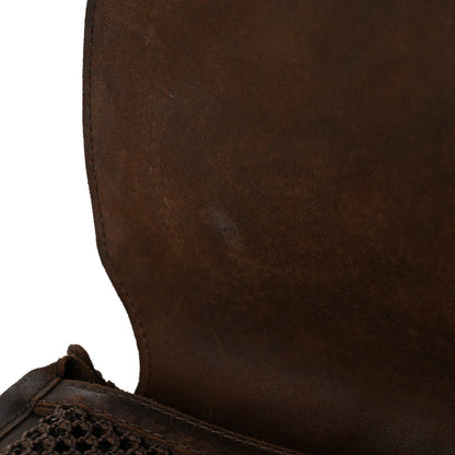 Chanel Calfskin Stitched Large Highlander Messenger Brown 16 of 16
