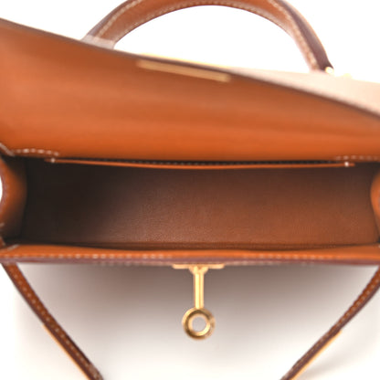 Hermes Epsom Mini Kelly Sellier 20 Gold 6 of 33