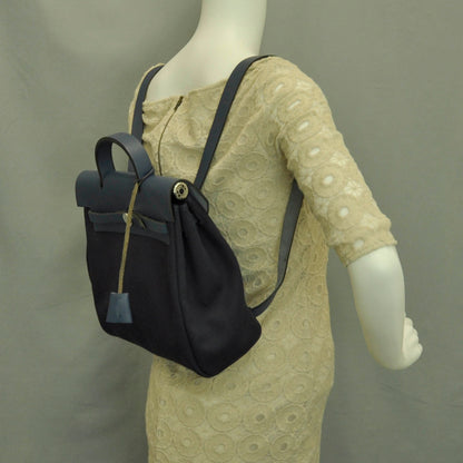 Hermes Toile Herbag Navy Bleu 2 of 12