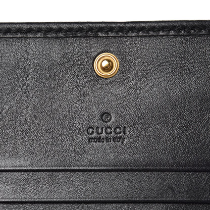 Gucci Calfskin Matelasse GG Marmont Card Case Black 4 of 7