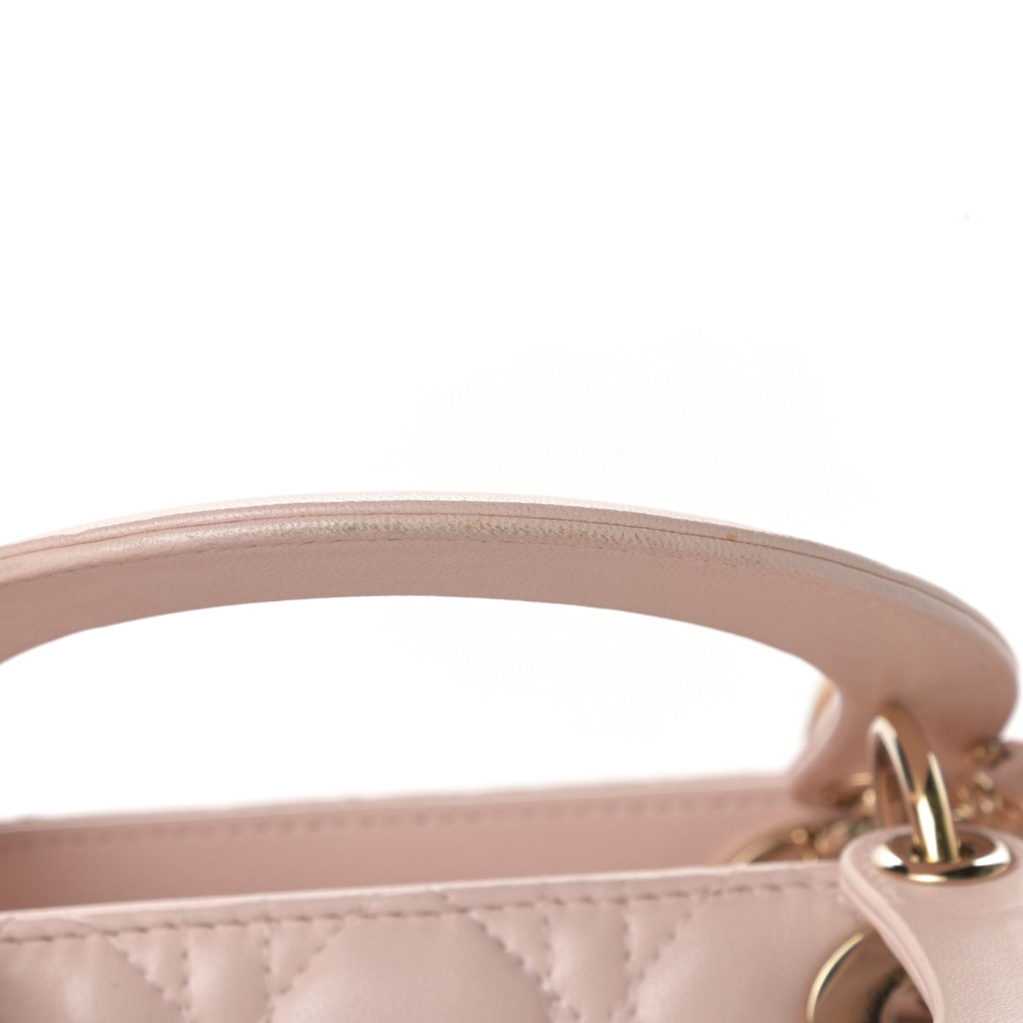 Lambskin Cannage Medium Lady Dior Light Pink