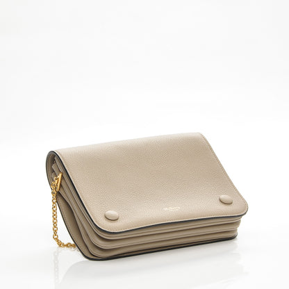 Mulberry Classic Grain Calfskin Small Clifton Flap Dune 4 of 6