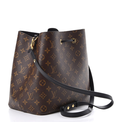 Louis Vuitton Monogram Neonoe MM Black 3 of 9