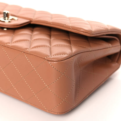 Chanel Lambskin Quilted Medium Double Flap Brown 9 of 9
