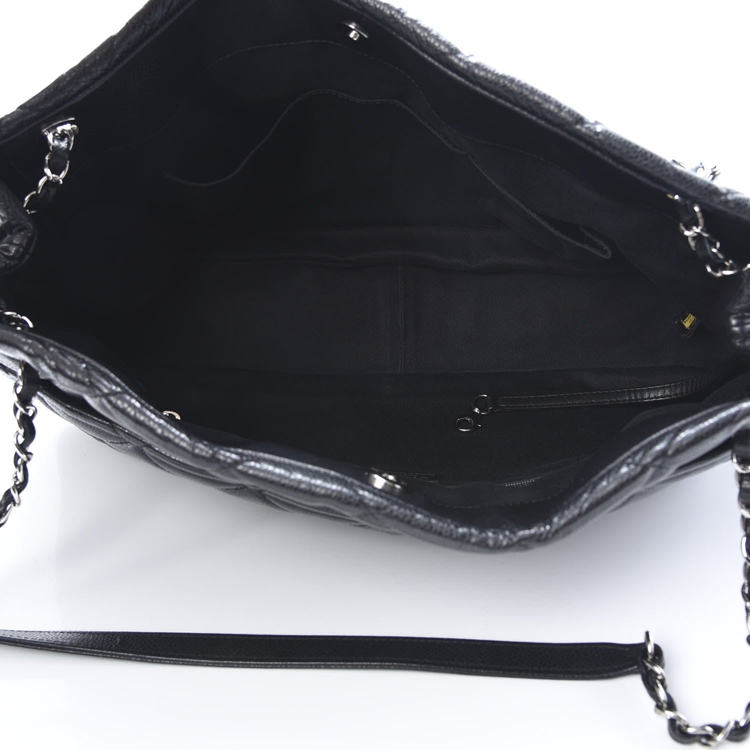 Chanel Caviar Quilted Timeless CC Soft Tote Black 5 of 11