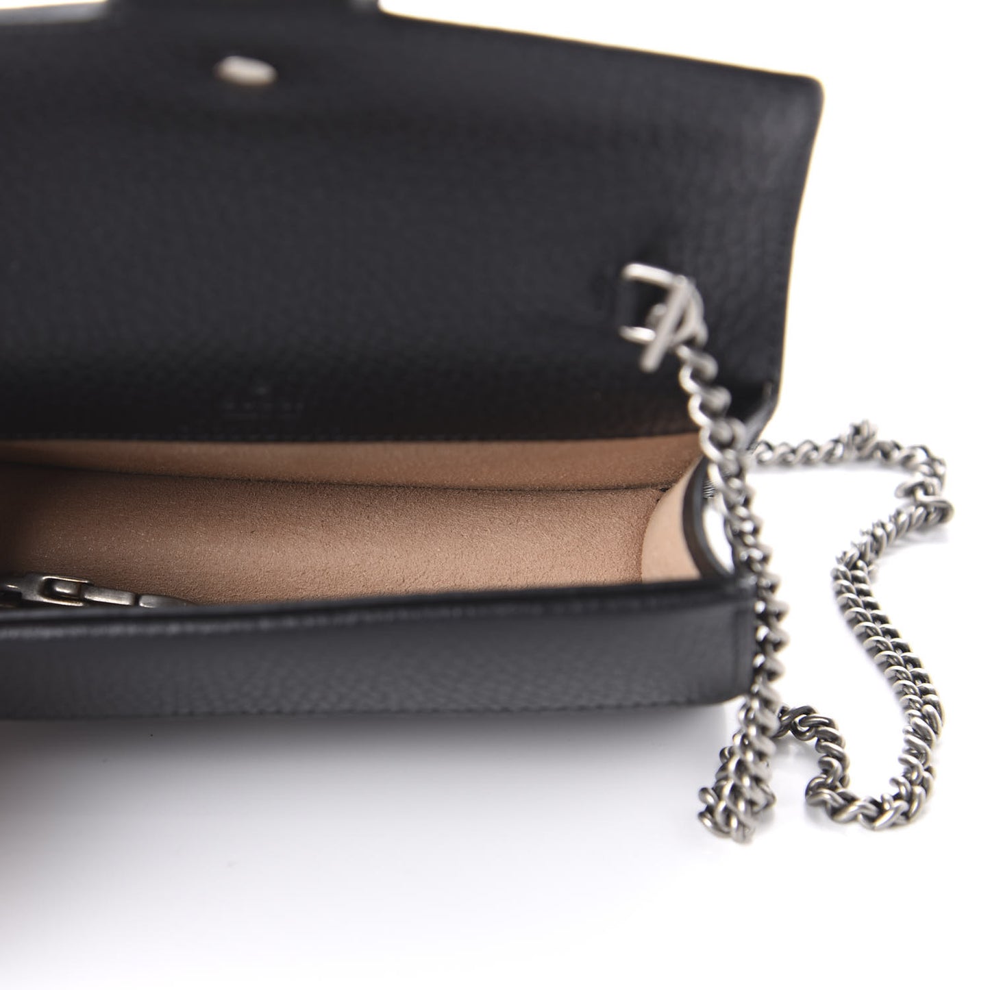 Calfskin Super Mini Dionysus Shoulder Bag Black