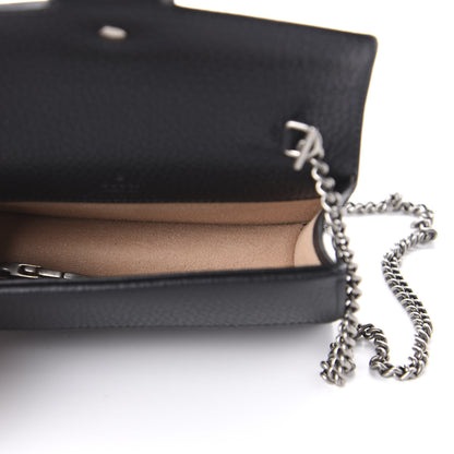 Gucci Calfskin Super Mini Dionysus Shoulder Bag Black 5 of 10