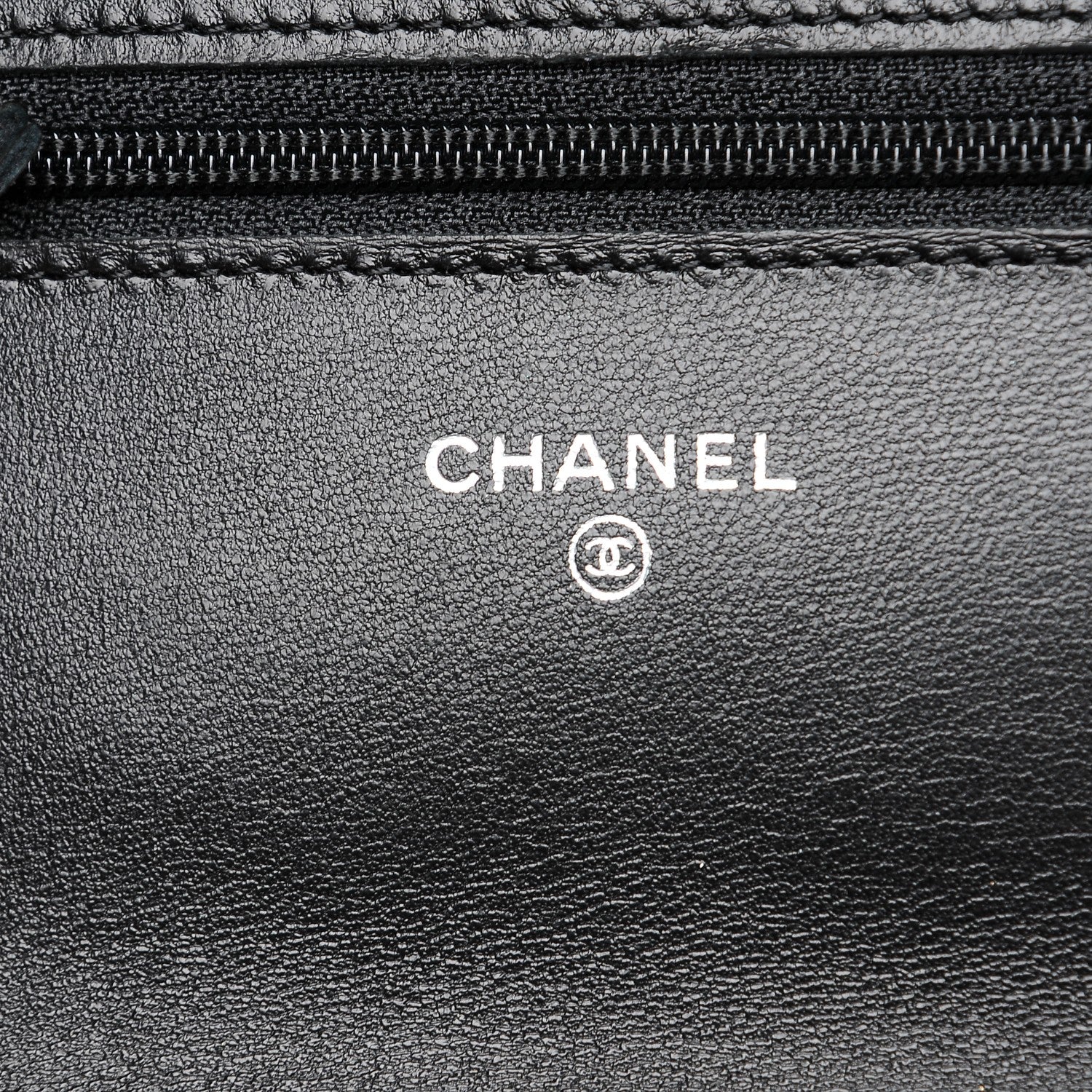 Chanel Lambskin Quilted Wallet On Chain WOC Black 6 of 9