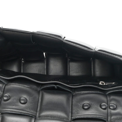 Bottega Veneta Lambskin Maxi Intreccio Padded Chain Cassette Crossbody Bag Black 4 of 11