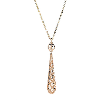 Gucci 18K Yellow Gold Diamantissima Pendant Necklace 4 of 7