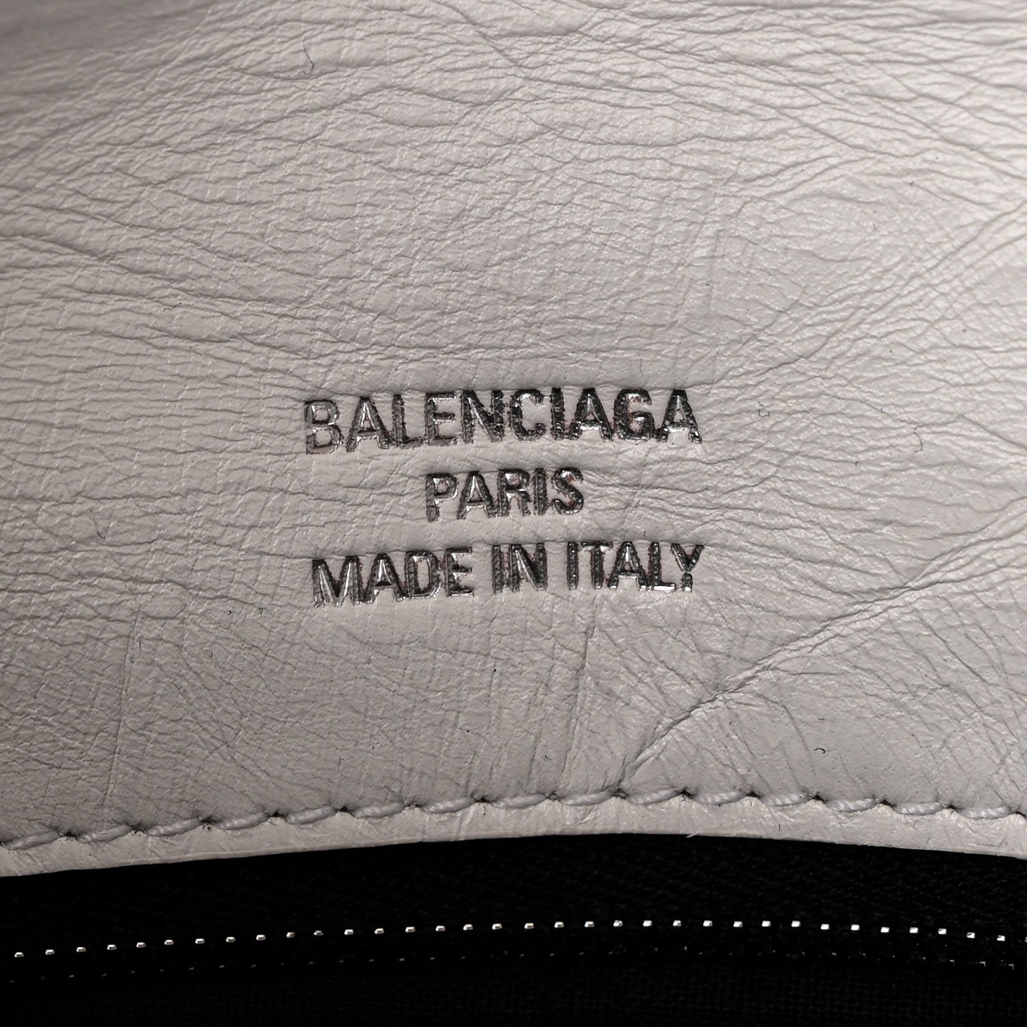 Balenciaga Thin Calfskin Small Monaco Sling Shoulder Bag Light Blue White White 6 of 10