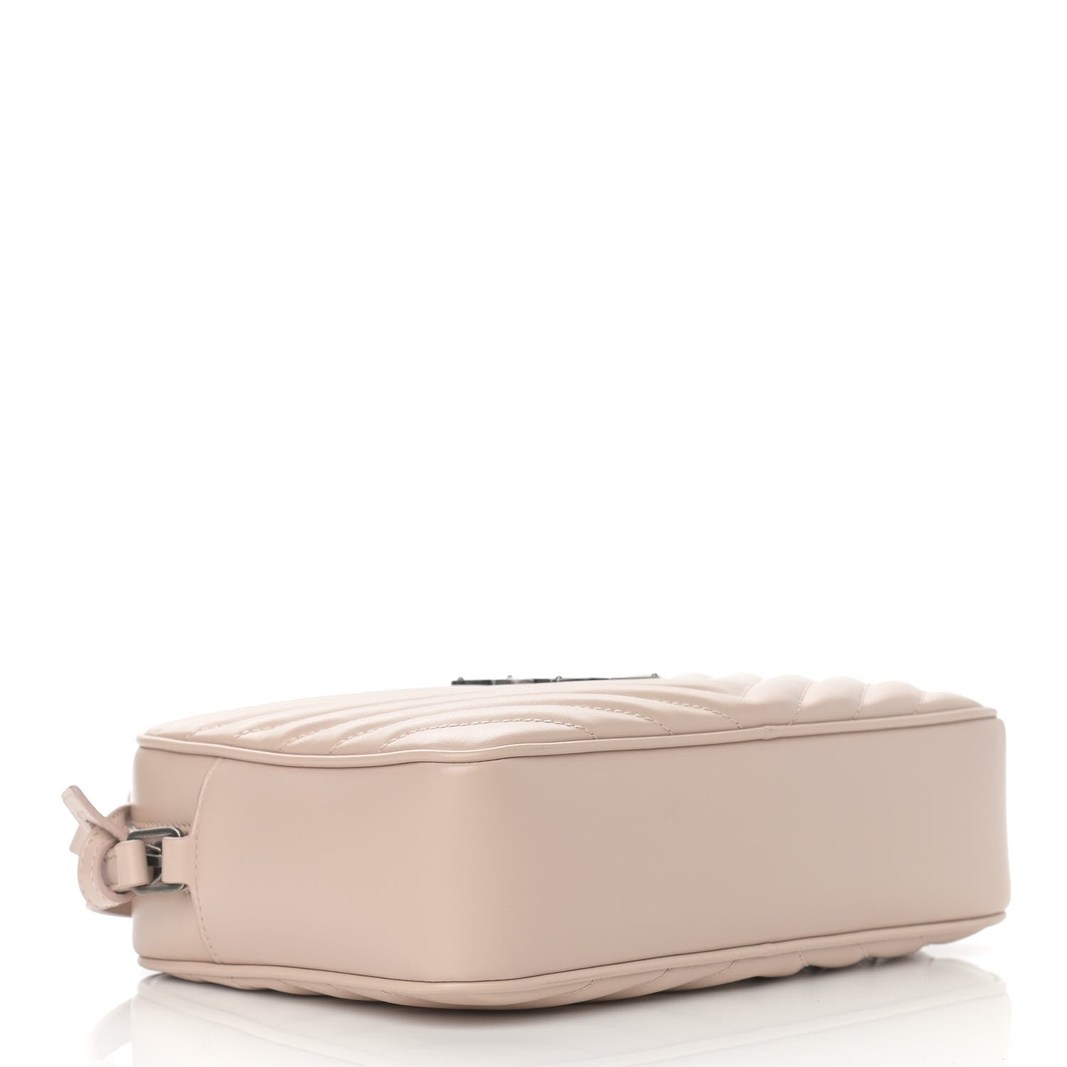 Saint Laurent Calfskin Matelasse Monogram Lou Camera Bag Washed Light Pink 4 of 12