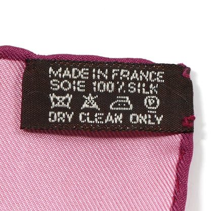 Hermes Silk Jardins Des Metamorphoses Scarf Pink 3 of 10
