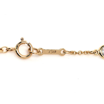 Tiffany 18K Yellow Gold Diamond .33ctw Elsa Peretti Diamonds by the Yard Station Bracelet 5 of 6